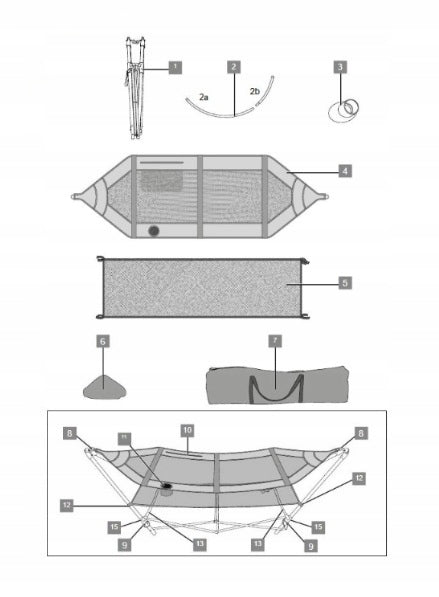 ARMCHAIR GARDEN HAMMOCK WITH CAMPING FRAME FOR GARDEN UP TO 135KG SOLID BAG Kind hammock with rod
