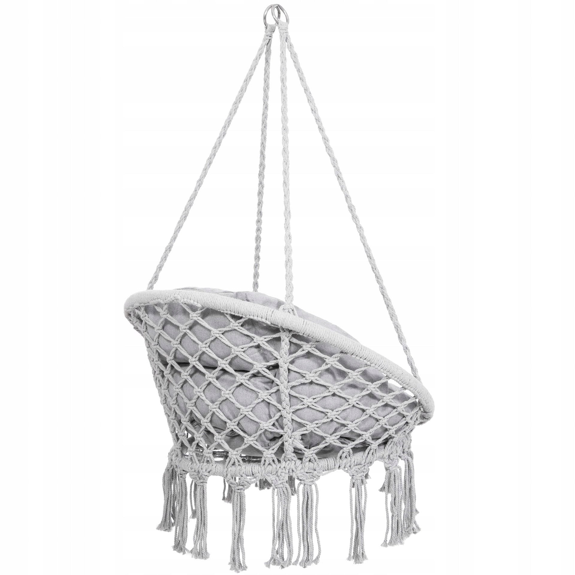 ARMCHAIR HANGING GARDEN SWING STORK NEST FOR GARDEN HOUSE WITH PILLOW Seat length 60 cm