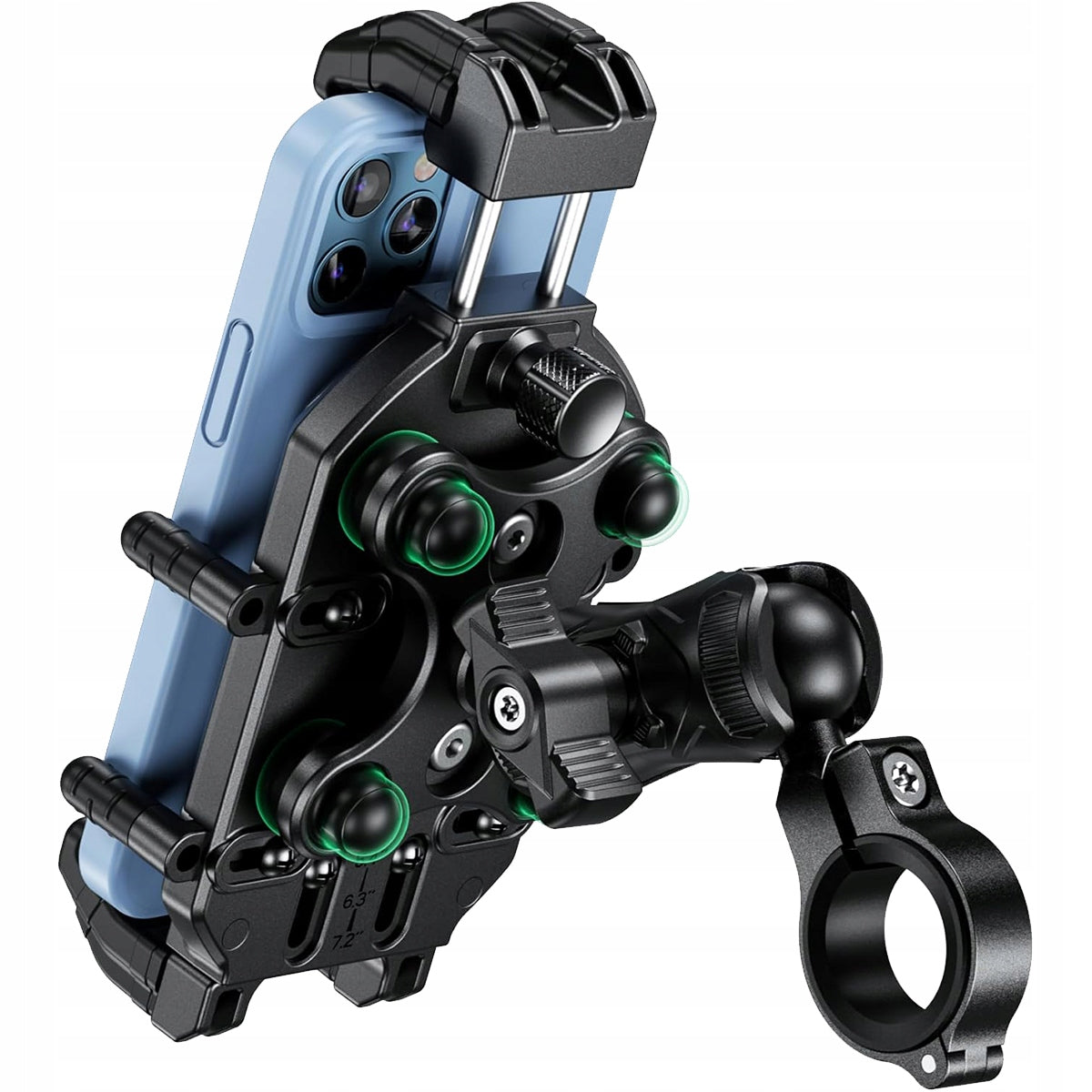 ARMORED ANTI-VIBRATION MOTORCYCLE BIKE PHONE HOLDER Packaging status original
