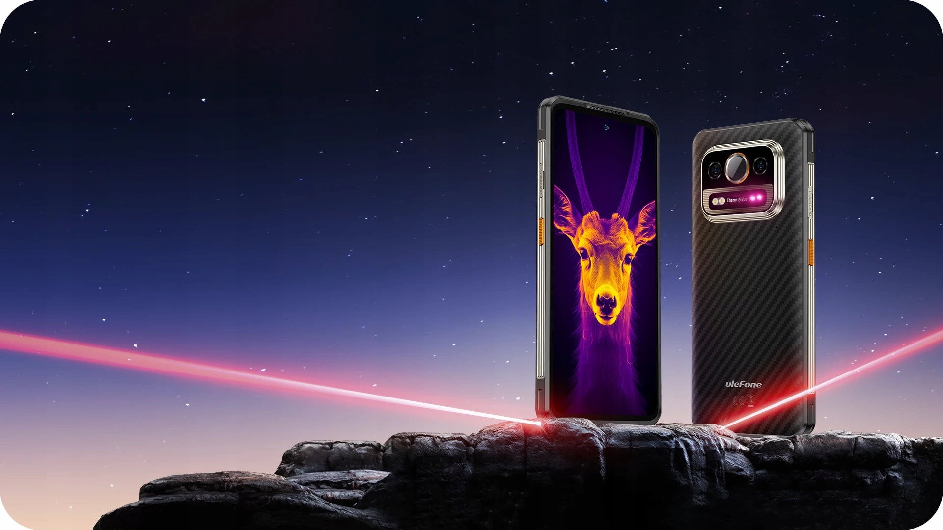ARMORED SMARTPHONE ULEFONE ARMOR 25T PRO 8GB/256GB NIGHT VISION THERMAL IMAGING Charger included no