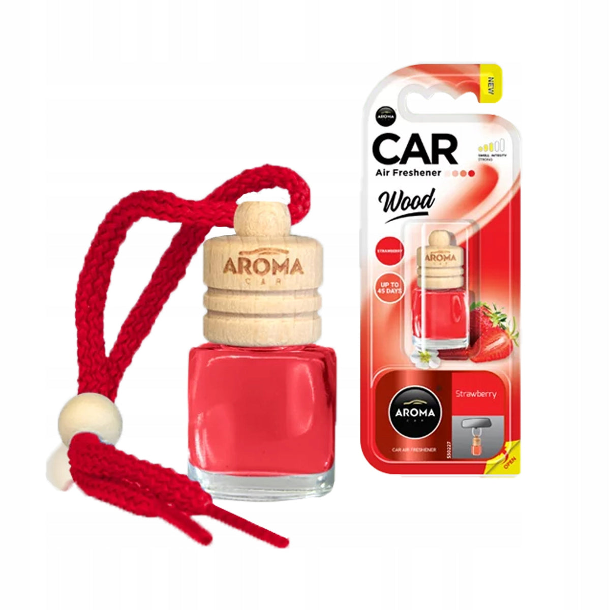 AROMA Car Wood STRAWBERRY 6ml - car fragrance
