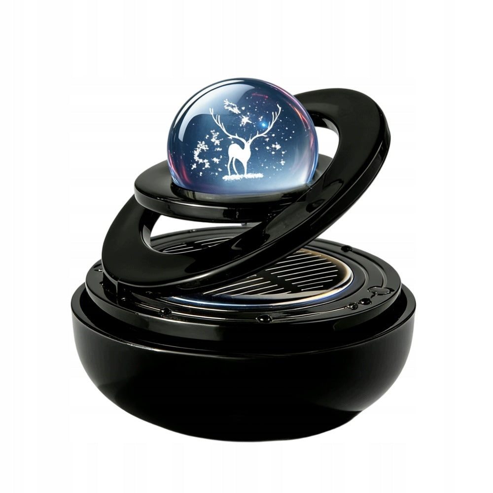 AROMA DIFFUSER CAR GADGET SOLAR ORNAMENTS PLANET GIFT