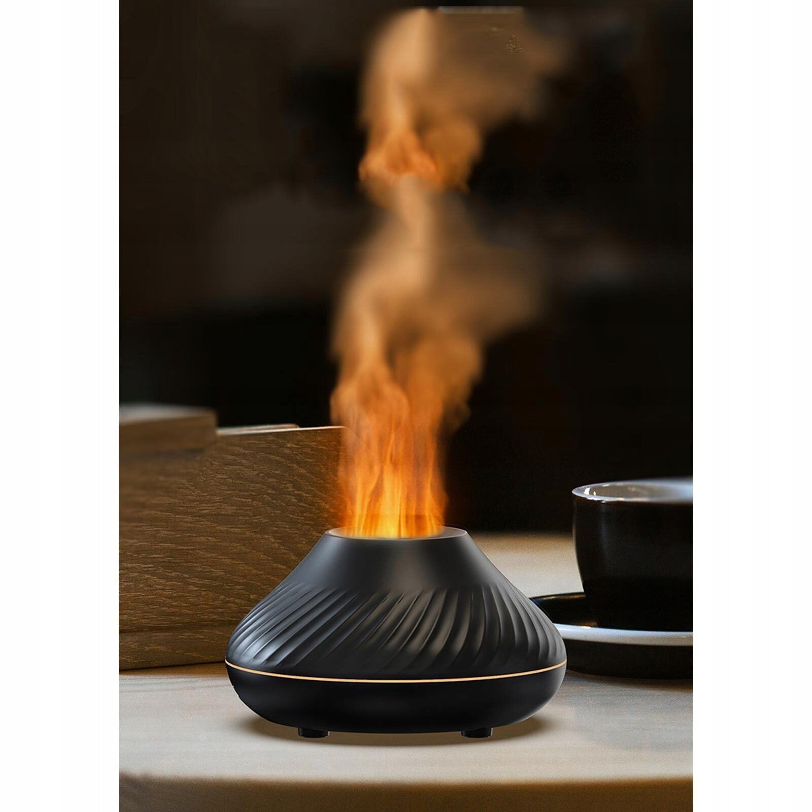 AROMA DIFFUSER WITH FLAME EFFECT, 130 ML, HUMIDIFIER, DIFFUSER Brand no brand