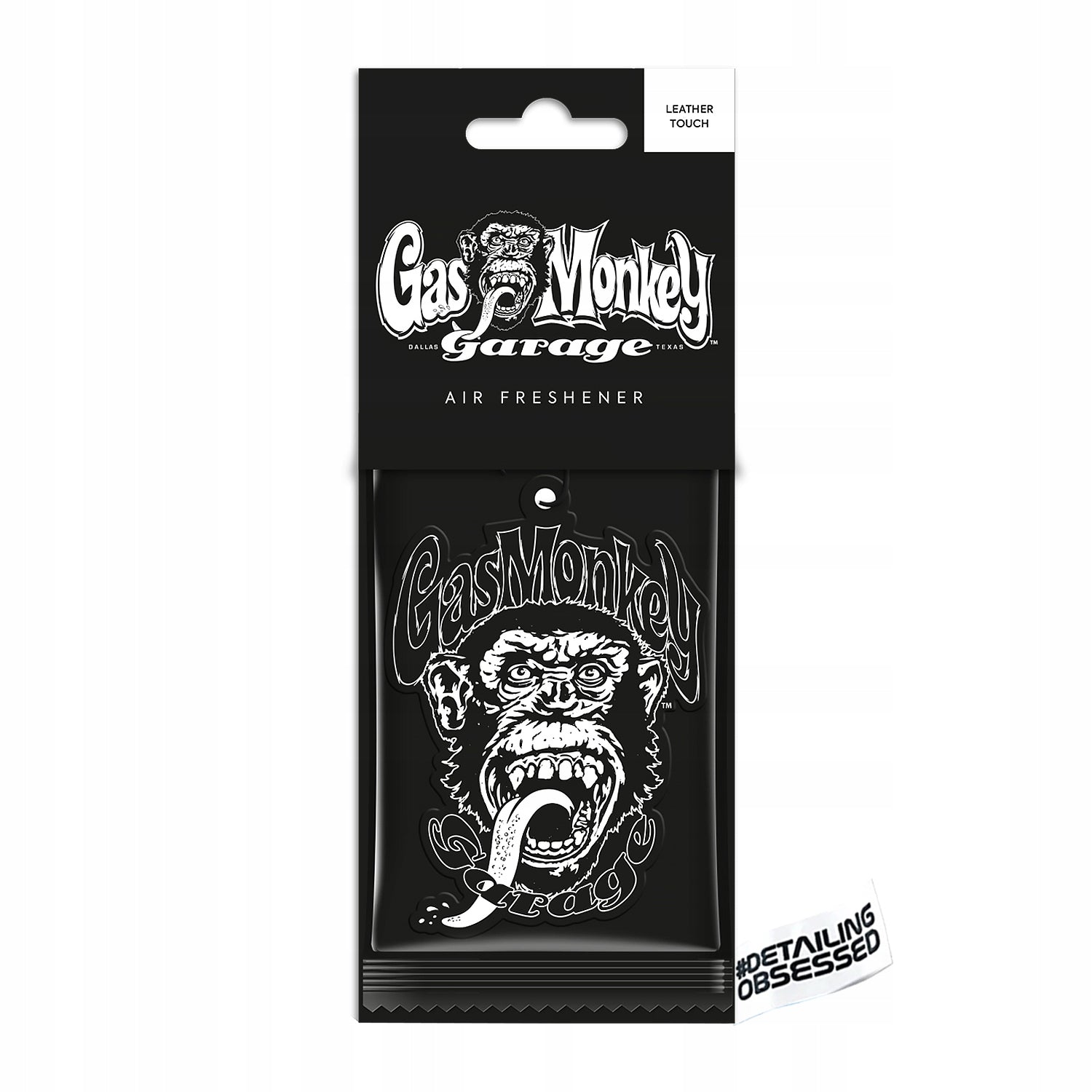 AROMA Gas Monkey Leather Touch Black Scented Pendant for Car