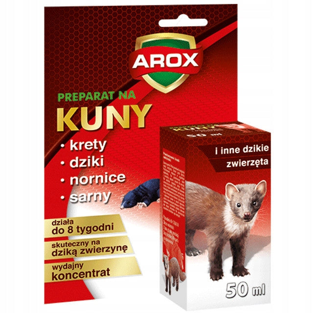 AROX 50ml FOR MARTENS REPELLENT PROTECTIVE BARRIER DISCOURAGING ANIMALS Brand Arox