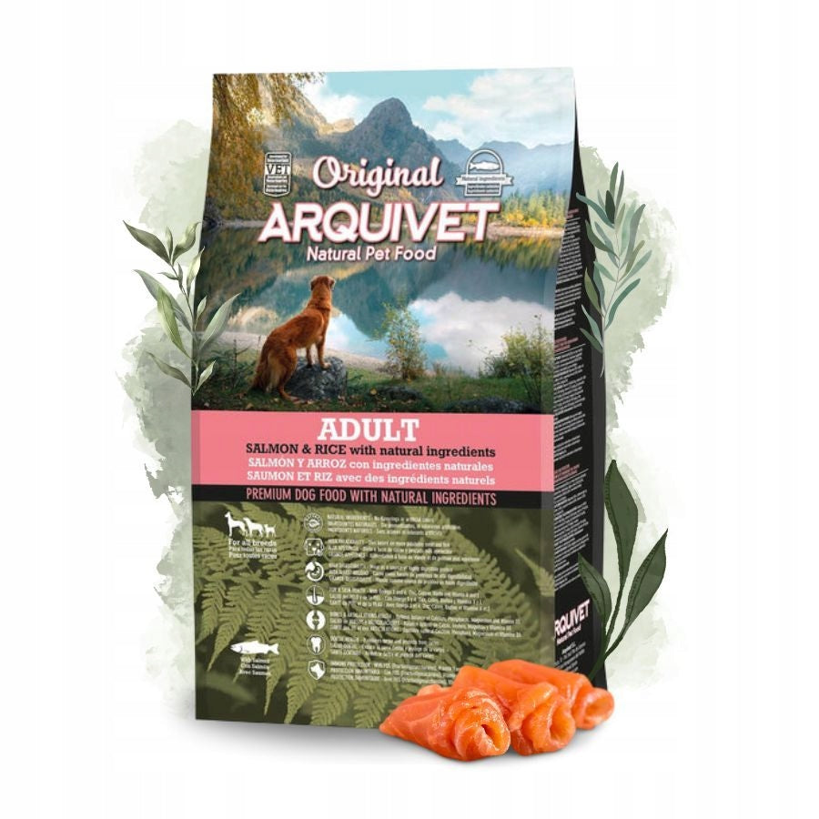 ARQUIVET Original Adult Dry Dog Food SALMON WITH RICE 3kg