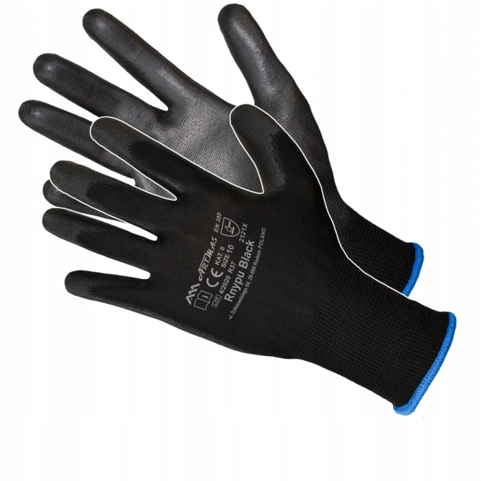 ART.MAS Work gloves RnyPu Roz 9 - L 12par Brand ART.MAS