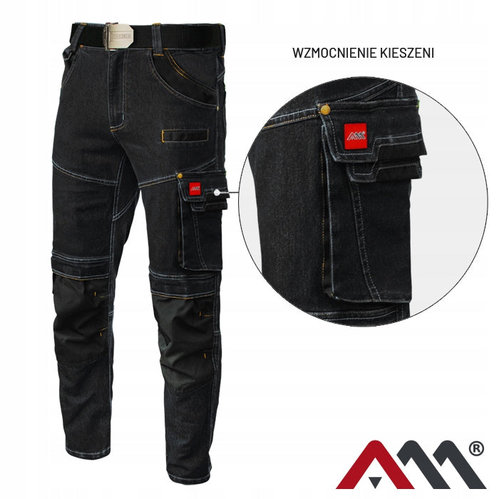 ART.MAS Work pants JEANS STRETCH denim slimmed BHP ELASTIC 3XL Season spring/fall