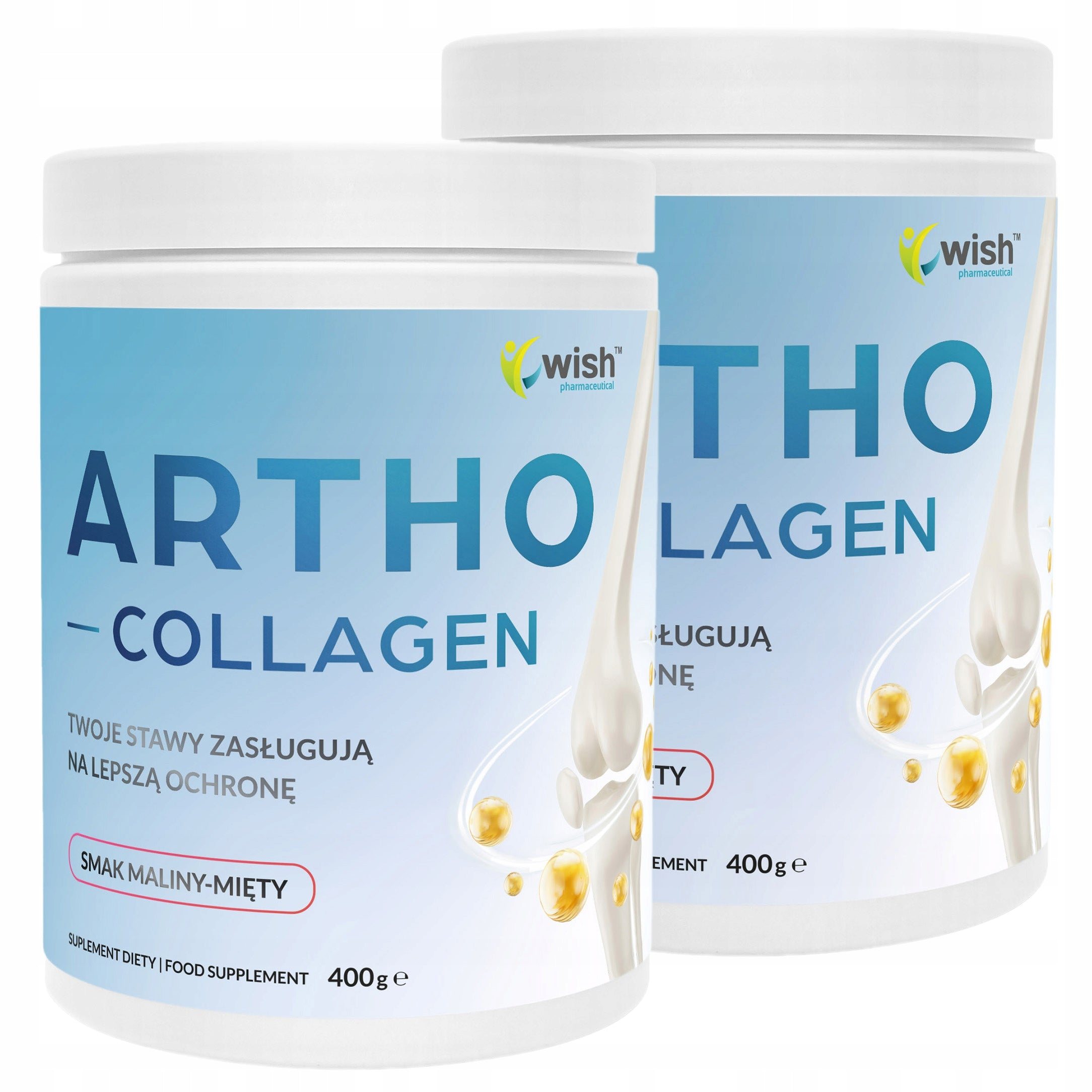 ARTHO COLLAGEN For Joints Bones Raspberry Mint Wit C MSM For Drinking Fish 800g Wish
