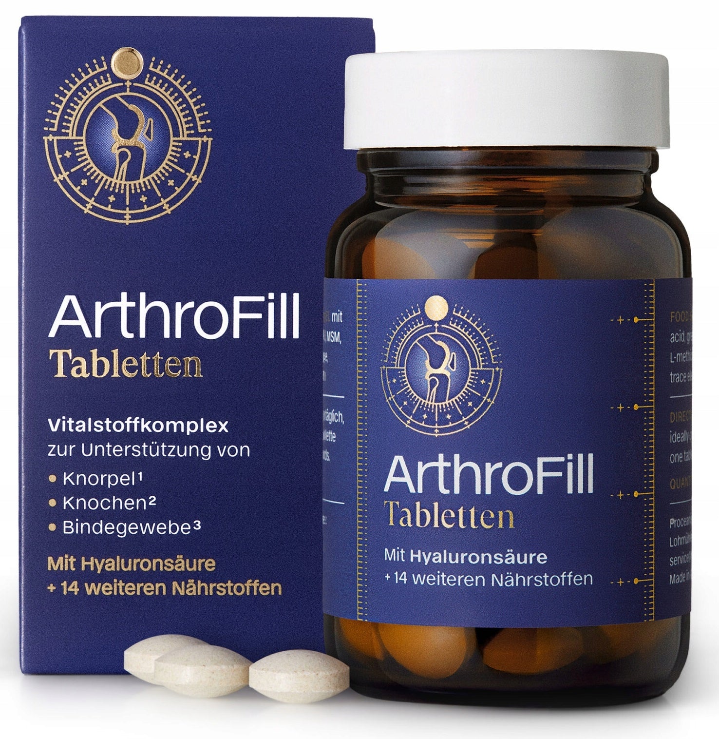 ARTHROFILL Tabletten dietary supplement with hyaluronic acid 60 tablets