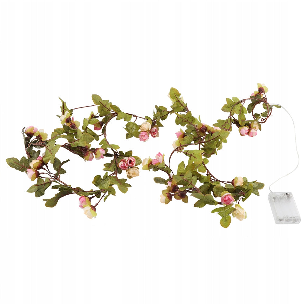 ARTIFICIAL FLOWERS PLANT BULB GARLAND LED 250 CM