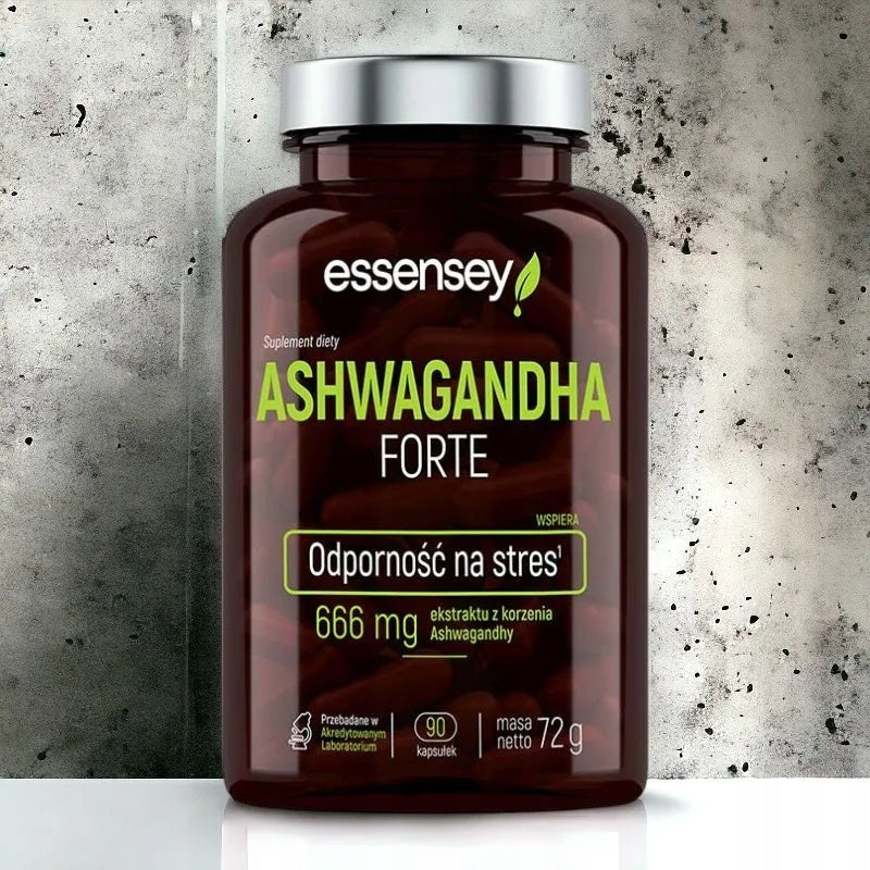 ASHWAGANDHA FORTE 666mg STRONG EXTRACT Stress Relaxation CERTIFIED BET Packaging status original