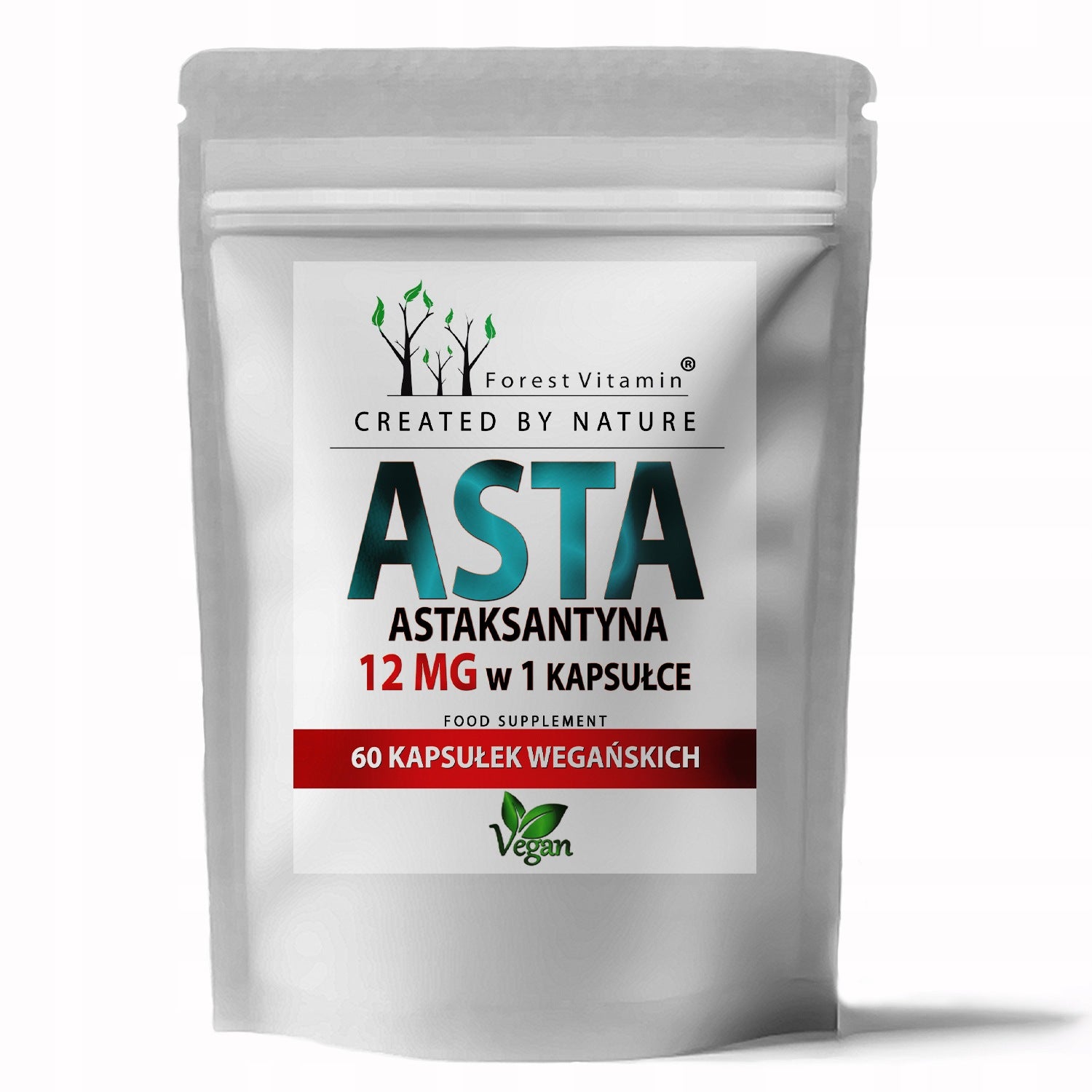 ASTAXANTHIN 12 MG 60caps STRONG ANTIOXIDANT 10% VEGAN HPMC PREMIUM EYES Medical device no