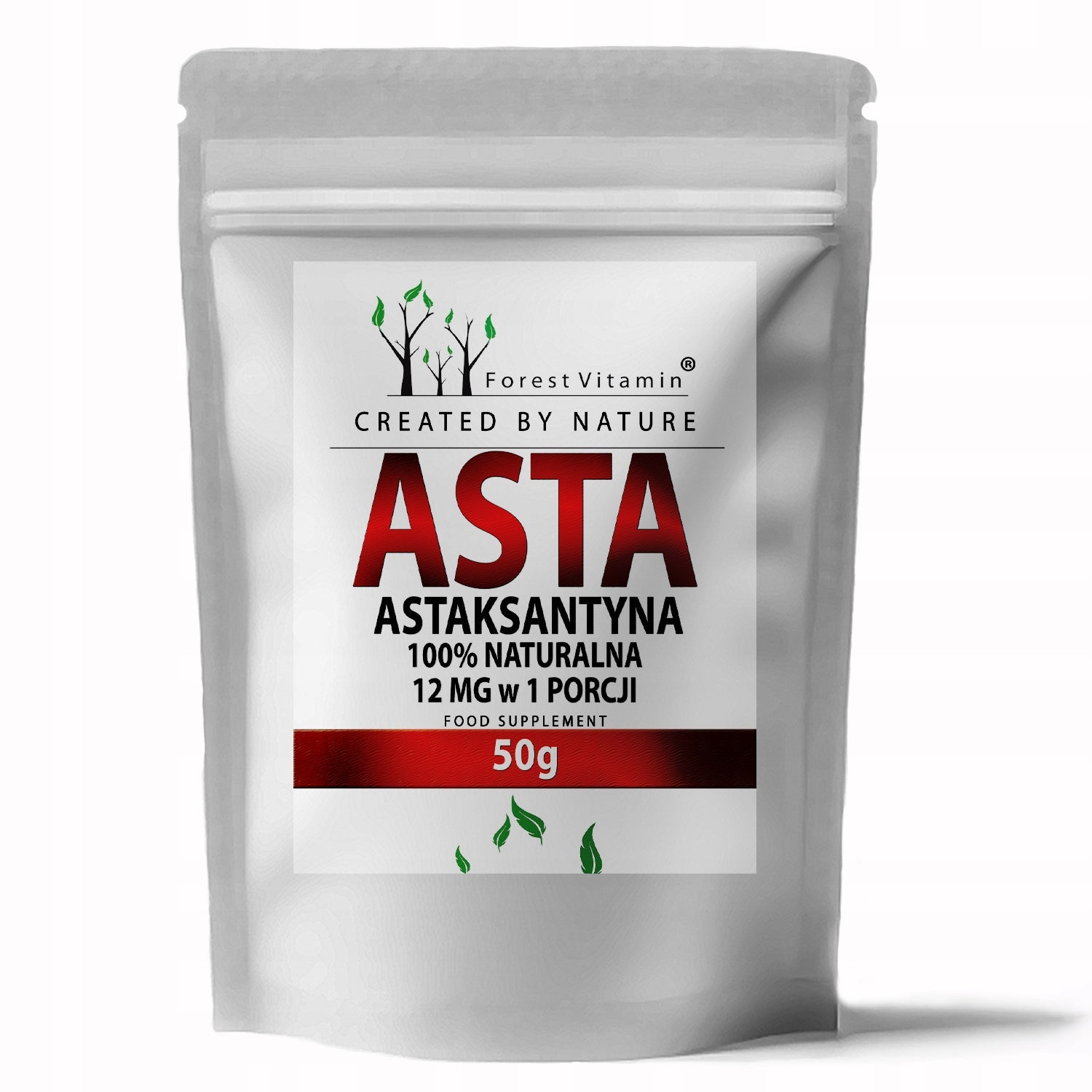 ASTAXANTHIN 50g 12mg 83 SERVINGS STRONG ANTIOXIDANT PREMIUM NATURAL STRONG Medical device no