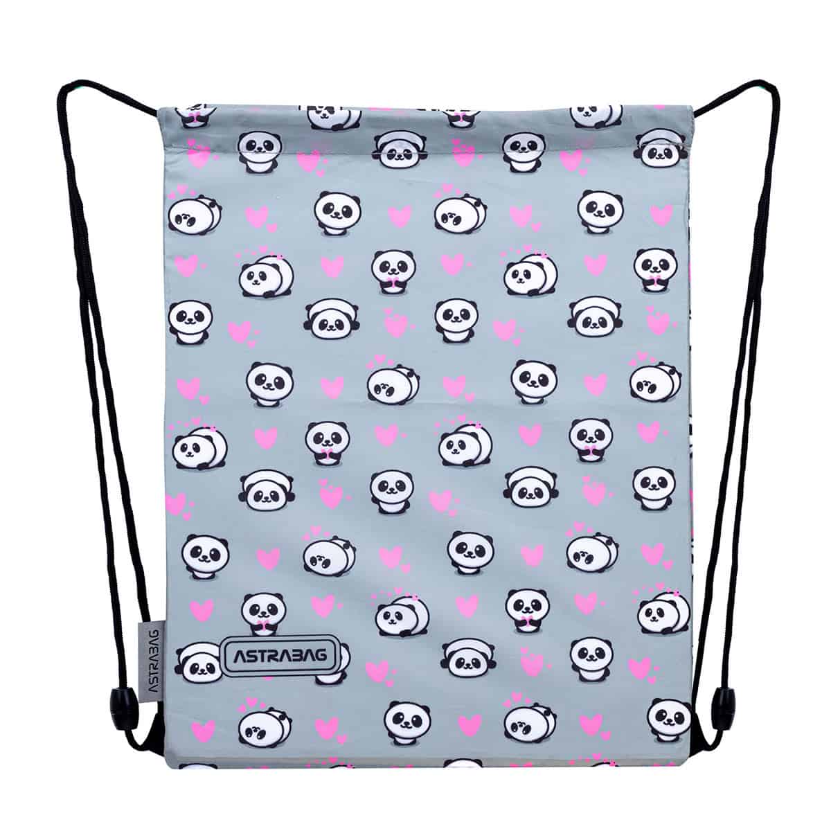 ASTRABAG Panda School Set Backpack Pencil Case Bag for Girls Manufacturer code 512026001
