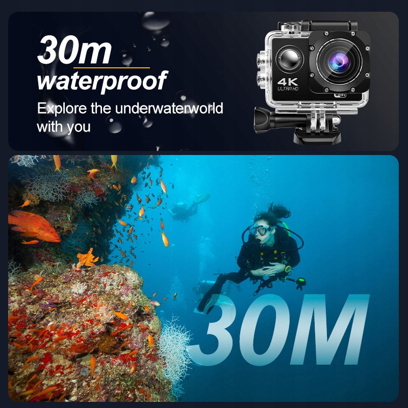 AT-G200 4K sports camera with Wi-Fi and 2,0 inch screen Brand no brand