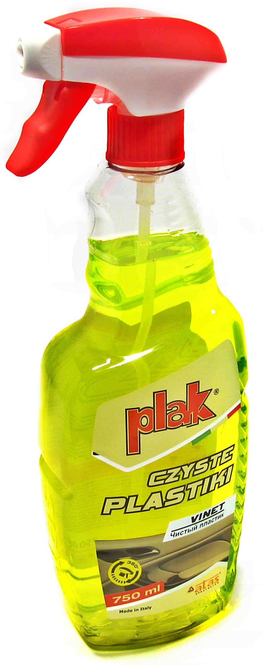 ATAS-PLAK PREP.CZYSZ.SKAJU/PLAST. VINET Packaging capacity 750 ml