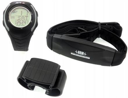 ATECH HRMF28 Heart Rate Monitor+Handle+Bicycle Holder Batteries included yes