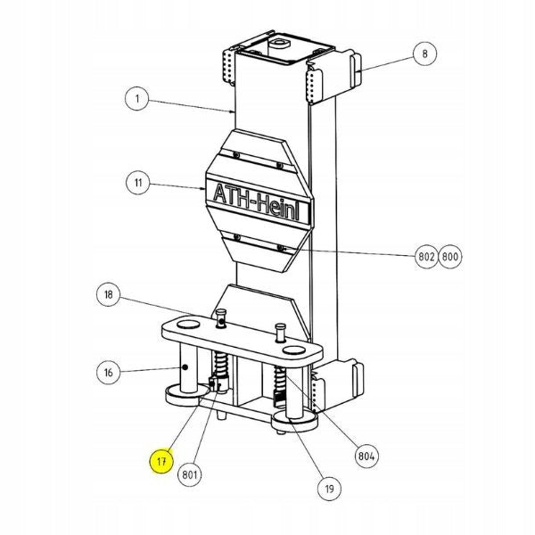 ATH-Heinl Gear lock for horizontal movements of the lift arm EAN (GTIN) 4055189012821