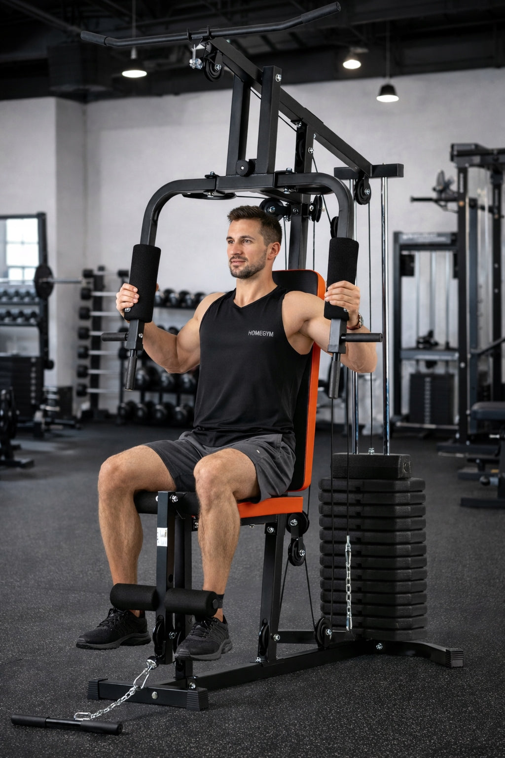 ATLAS FOR EXERCISE HOME GYM 65KG STACK MULTIFUNCTIONAL SOLID Manufacturer code ES-402N