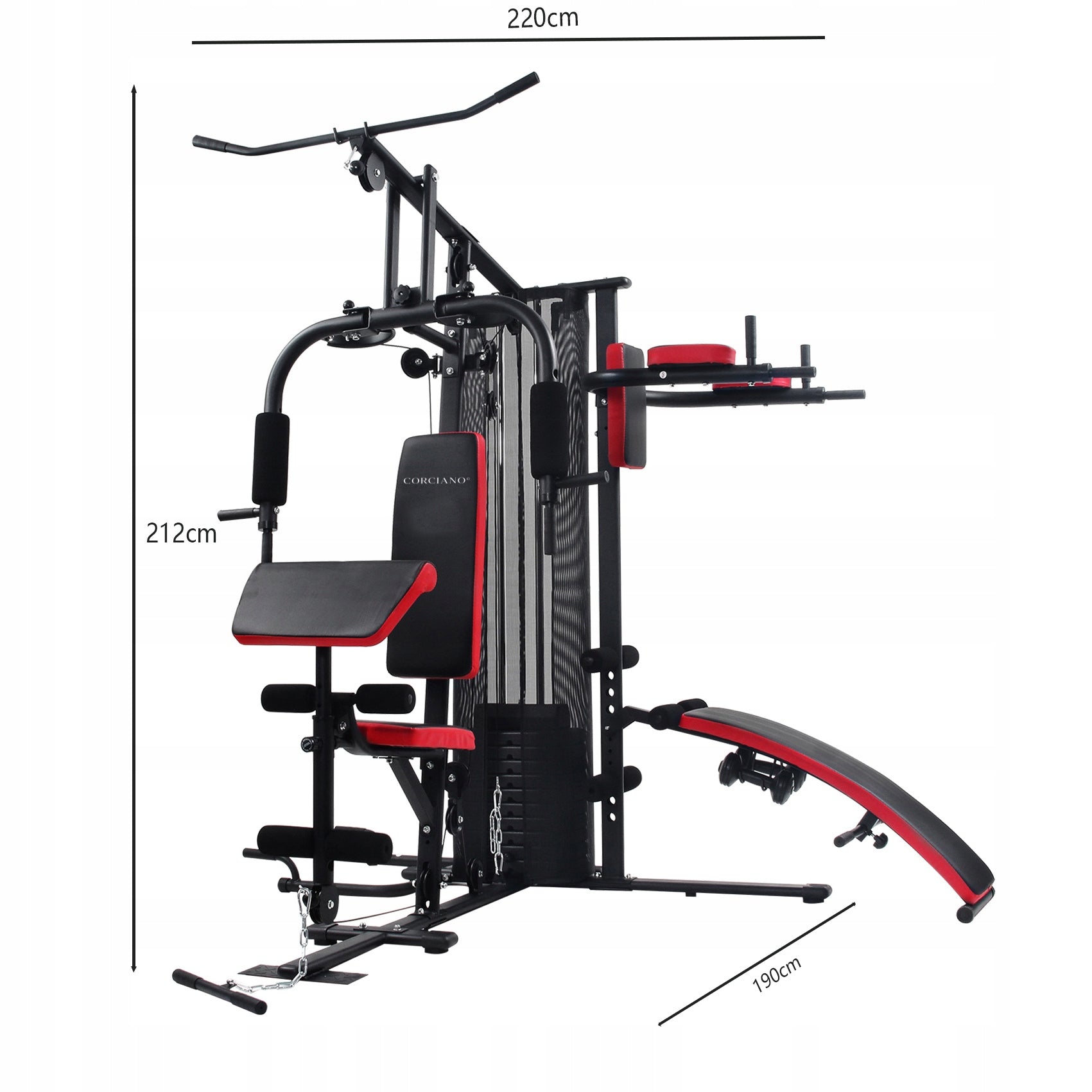 ATLAS FOR EXERCISES Home Gymnastics Multi-Station SOLID Model ES-409