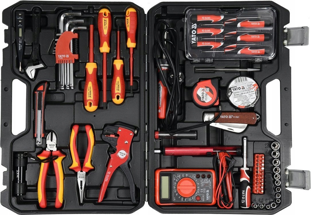 ATO YT-39009 ELECTRICIAN TOOL KIT 68CZ 1000V KEY CURRENT METER Manufacturer code YATO_YT-39009
