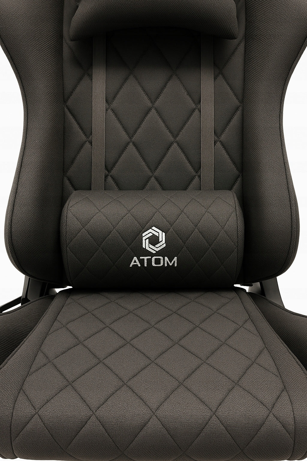 ATOM GP Gaming Chair Quilted Player Chair Bucket Swivel Fabric Furniture height 130 cm