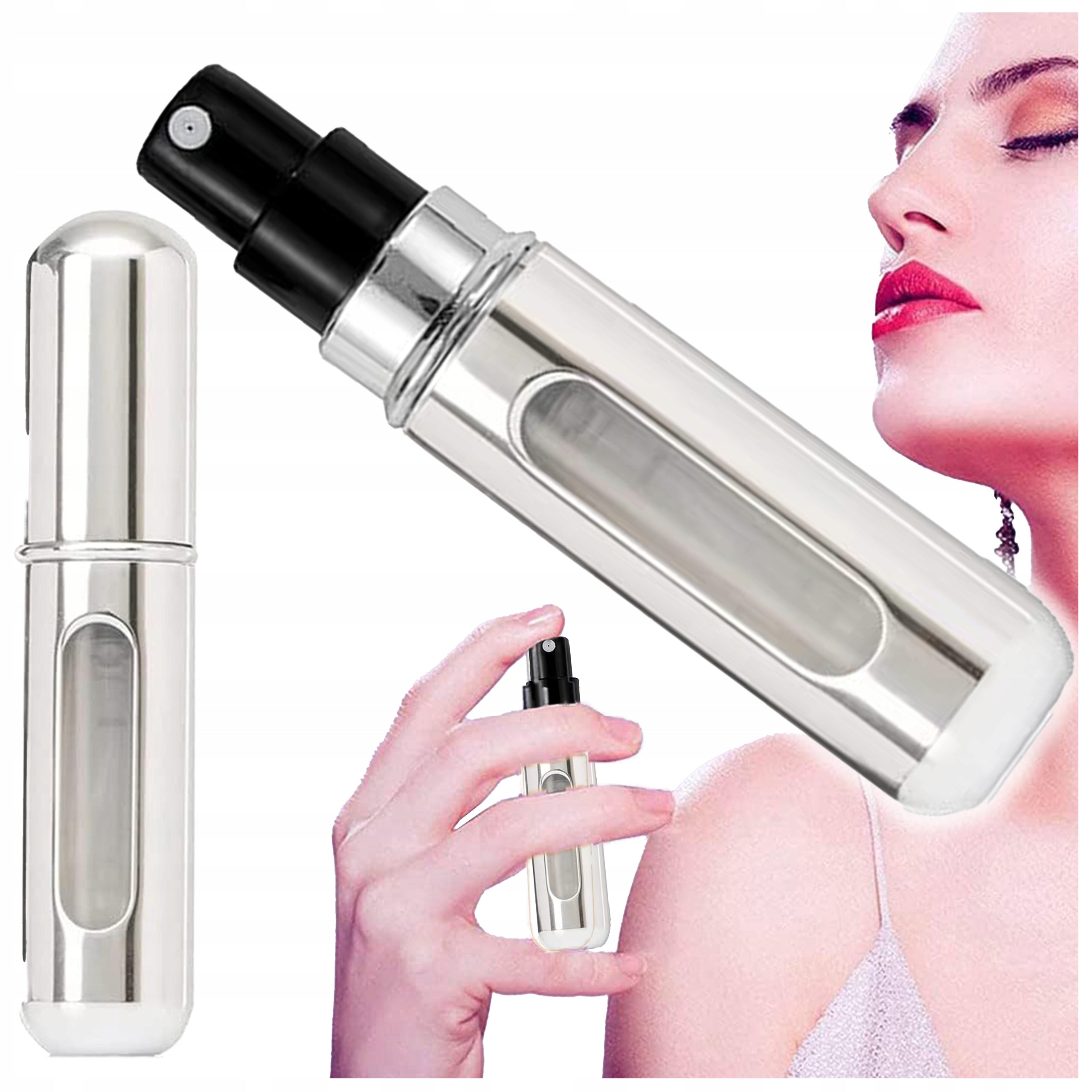 ATOMIZER FOR PERFUME Vial Perfume Bottle ATOMIZER TRAVEL PORTABLE