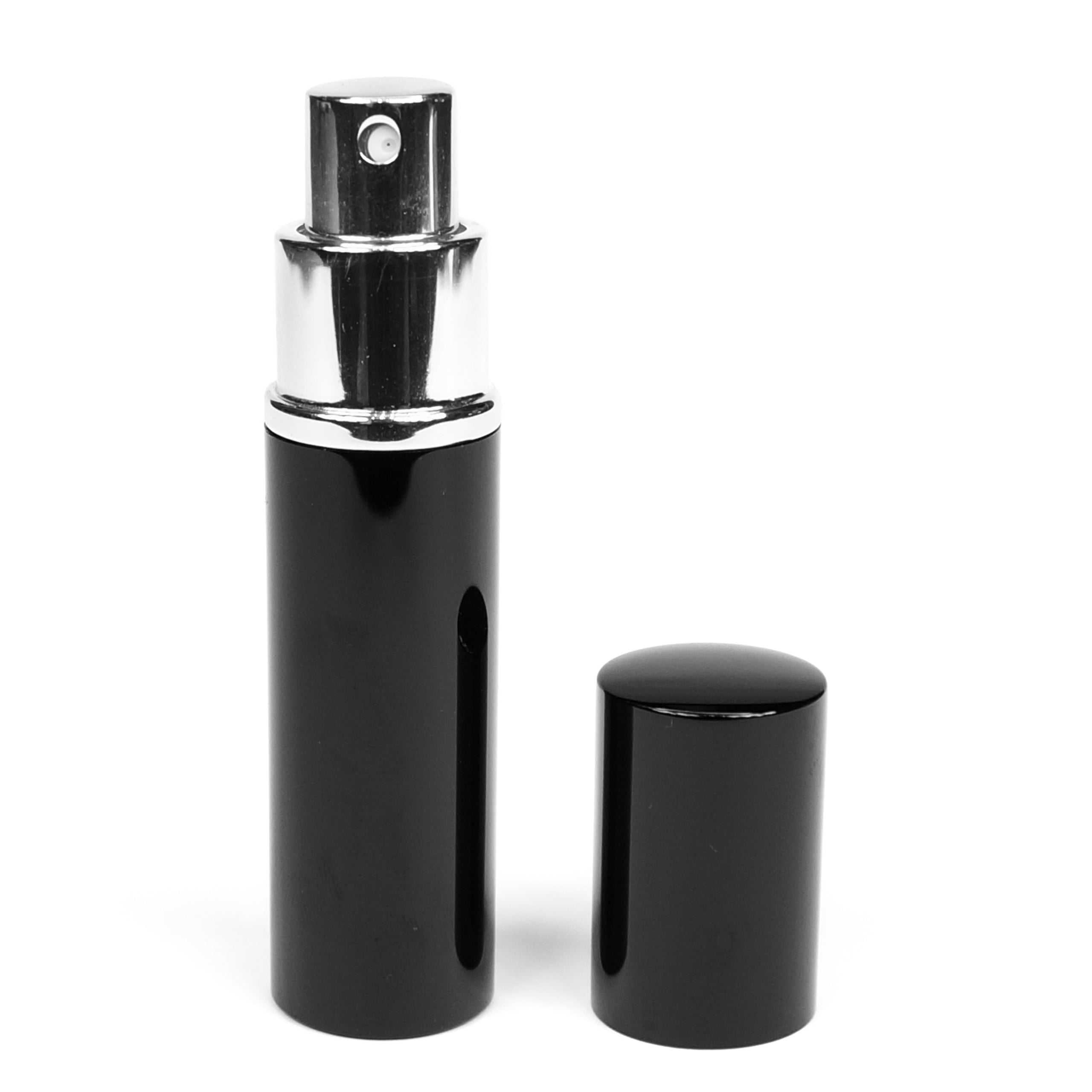 ATOMIZER for PERFUME Travel Vial for 10ml BLACK Mini Bottle for PERFUME Manufacturer code MUKAATOMIZERP10CZ