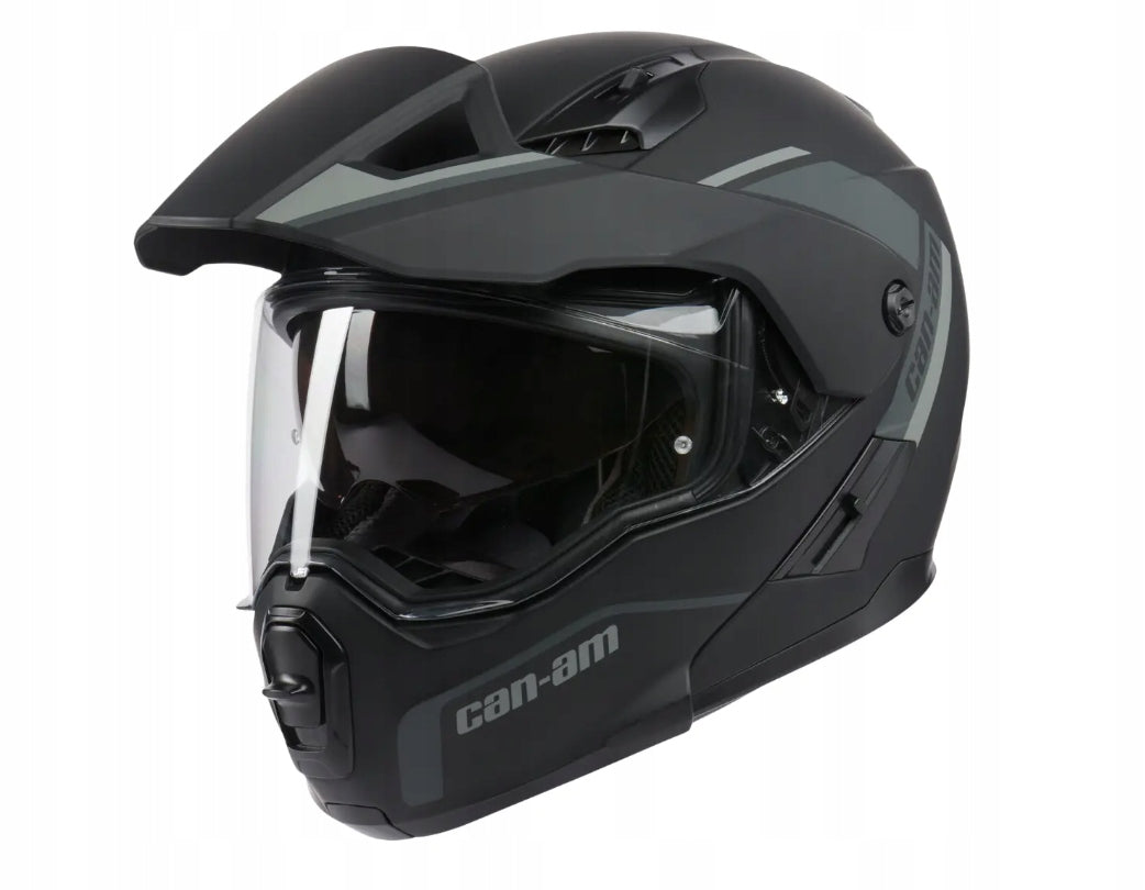ATV Off-road Helmet MODULAR Can-Am Exome Charcoal Black (Size:2XL)