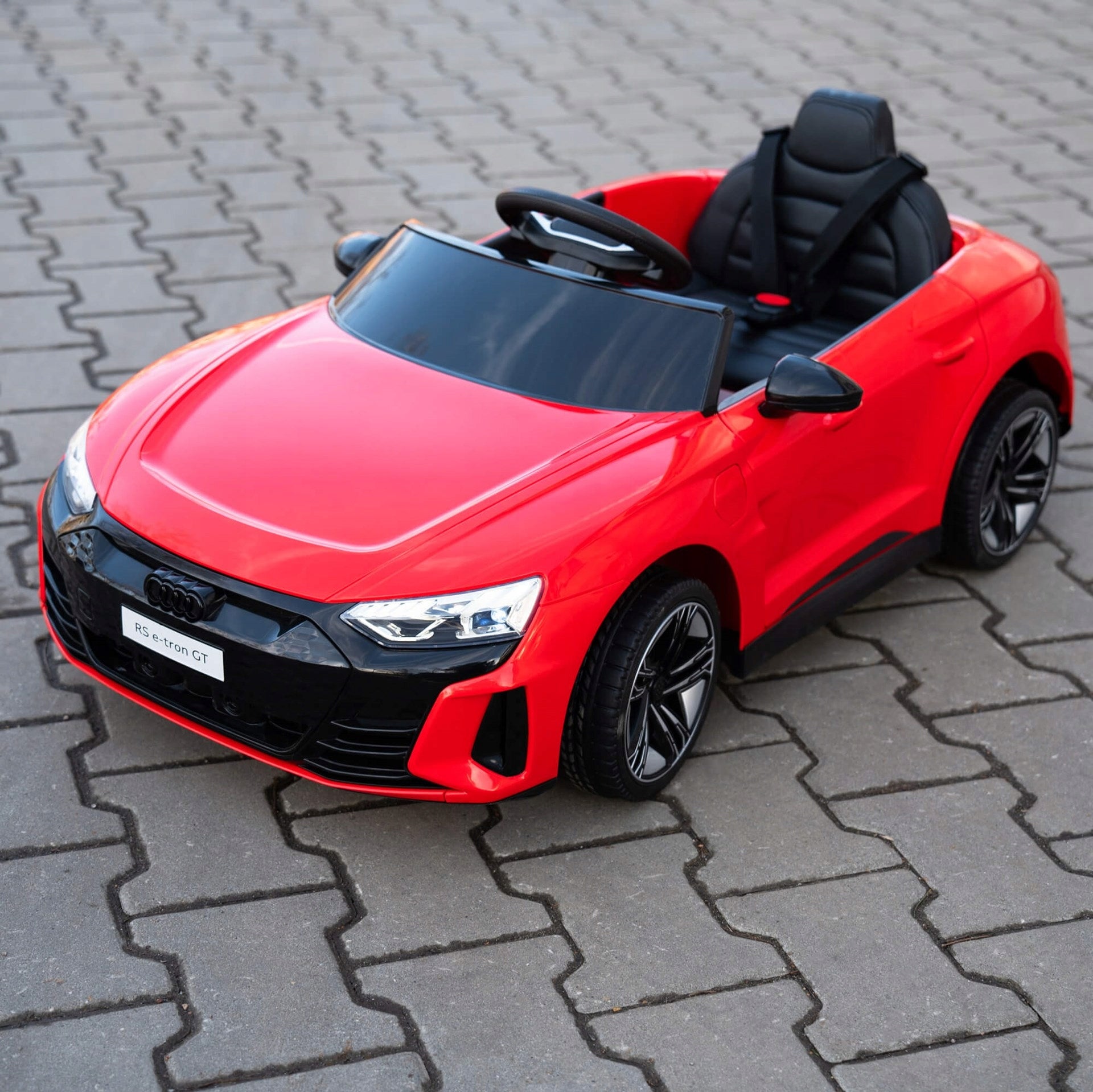 AUDI AUTO BATTERY-OPERATED LEATHER REMOTE CONTROL SOFT WHEELS EVA CAR FOR CHILD Manufacturer code KC0013