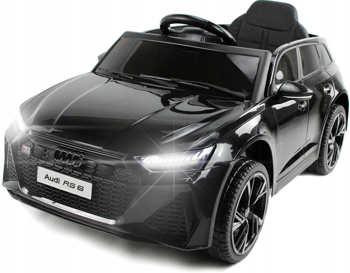 AUDI RS6, EVA, LEATHER Auto battery 90W 12V7ah, Remote control 2.4g, Bluetooth