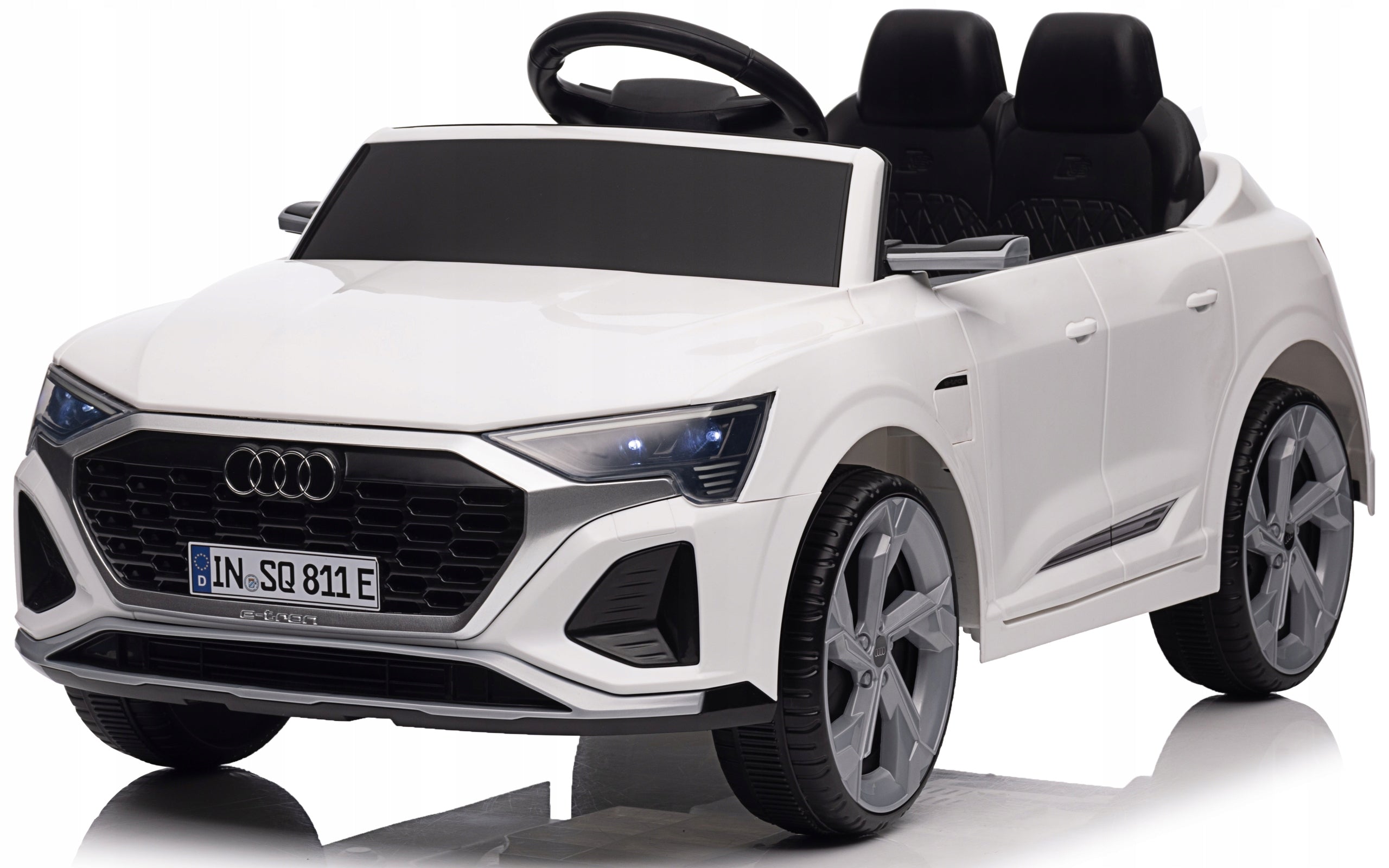 AUDI SQ8 4x4 Auto battery-operated LEATHER PILOT SOFT EVA WHEELS car 12V Information regarding product safety and compliance Includes a toy. Adult supervision is recommended