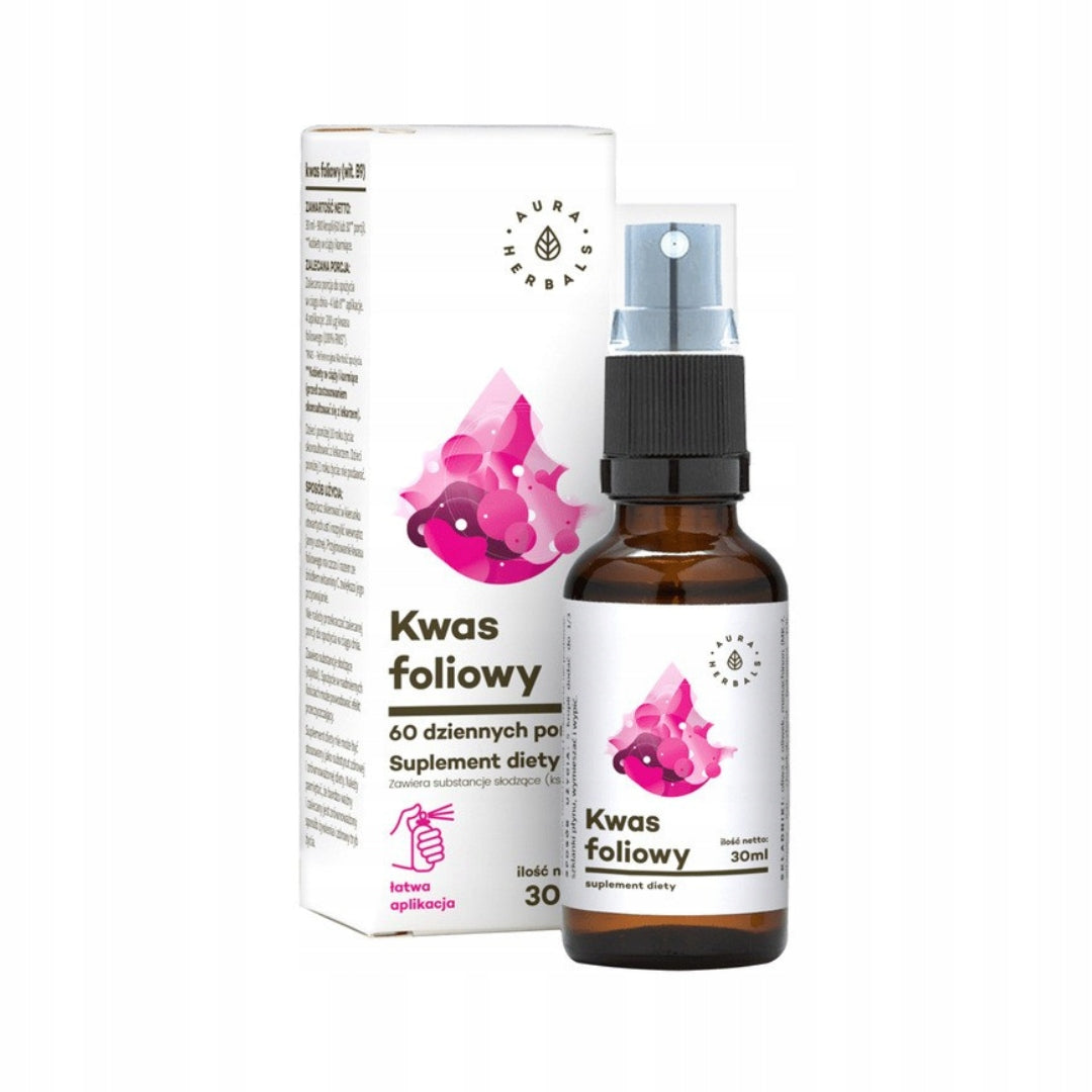 AURA HERBALS Folic acid Vitamin B9 aerosol 30 ml