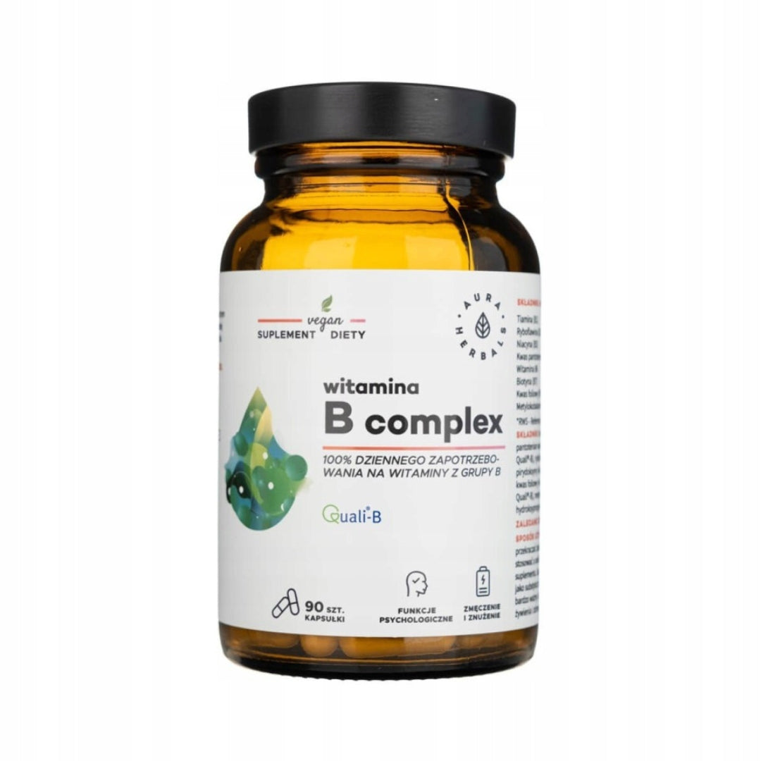 AURA HERBALS Vitamin B Complex capsules 90 pcs