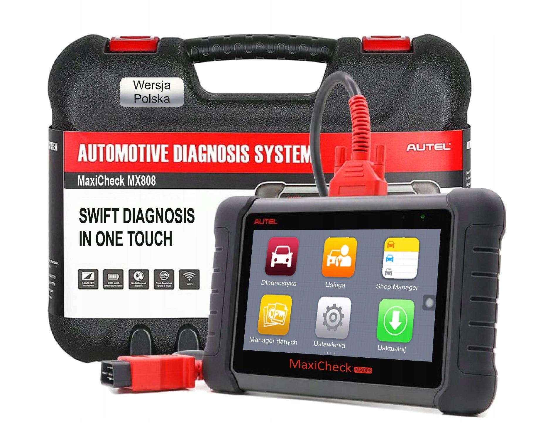 AUTEL MK808 Dealer 2026 EU version j.PL OBD2 DIAGNOSTIC TESTER