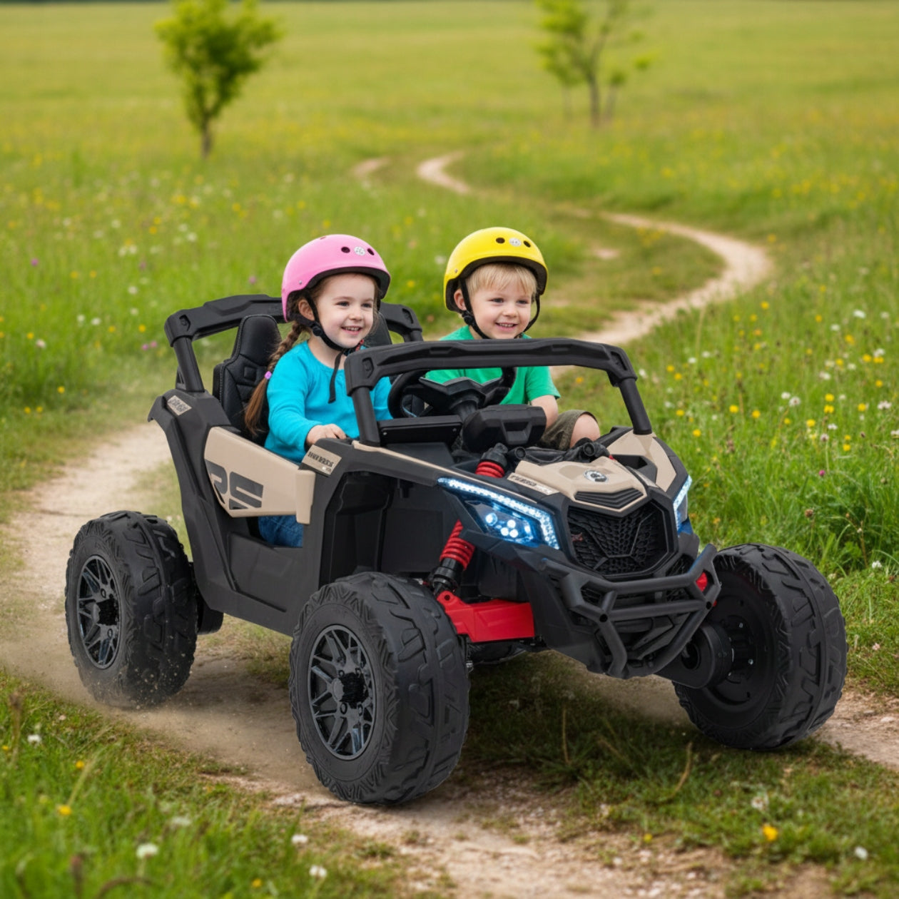 AUTO BATTERY OPERATED BUGGY MAVERICK ATV CAN-AM FOR CHILDREN 4x4 LED FAUX LEATHER Manufacturer code AUTO NA AKUMULATOR BUGGY MAVERICK ATV CAN-AM