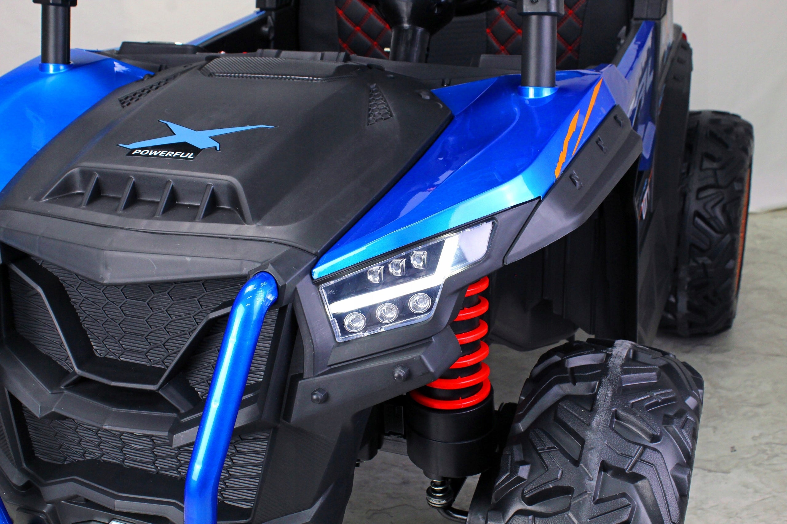 AUTO BUGGY PRO MAX BLUE FOR BATTERY, 2-SEATER, POWERFUL, SAFE Maximum load 40 kg