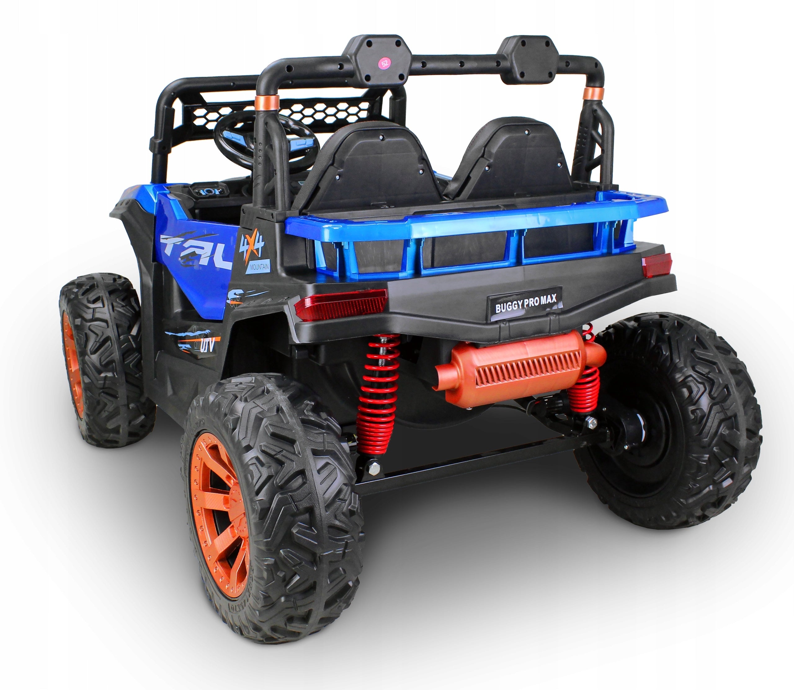 AUTO BUGGY PRO MAX BLUE FOR BATTERY, 2-SEATER, POWERFUL, SAFE Packaging status original