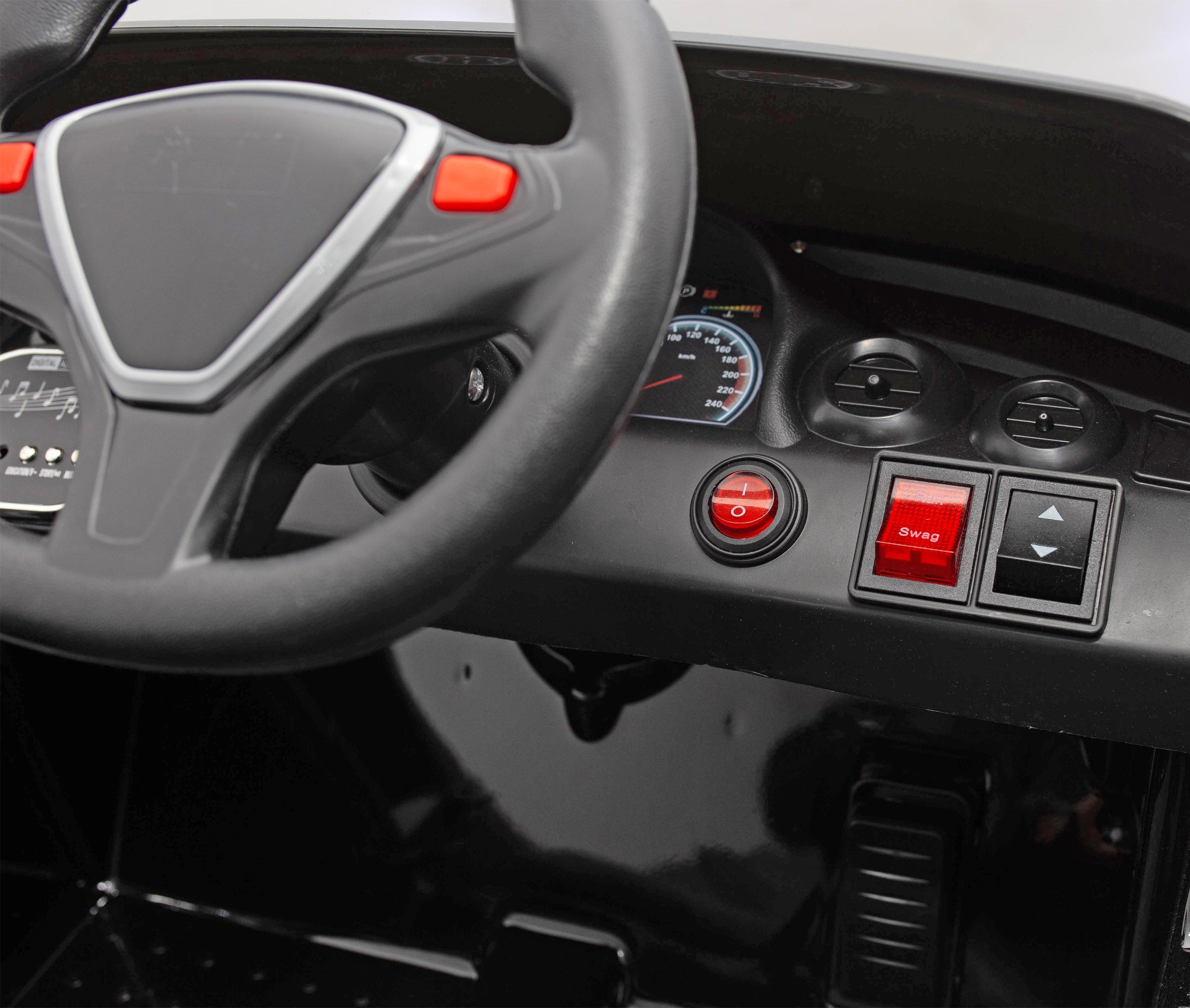 AUTO CONVERTIBLE M4 FOR BATTERY LEATHER LACQUER GLOSS LED PILOT SHOCK ABSORBERS Vehicle length 100 cm