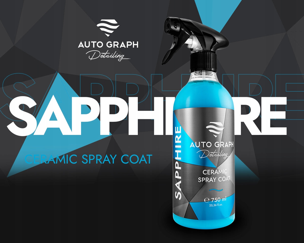 AUTO GRAPH _ SAPPHIRE CERAMIC SPRAY COAT QD WITH SIO2 LACQUER GLOSS CAR 5L Packaging status original