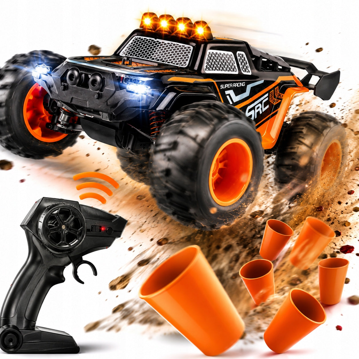AUTO REMOTE CONTROLLED RC FOR BATTERY REMOTE CONTROL DRIFT CONES OFF-ROAD ROTATION Manufacturer code ZABAWKA PREZENT NA URODZINY NA DZIEŃ DZIECKA