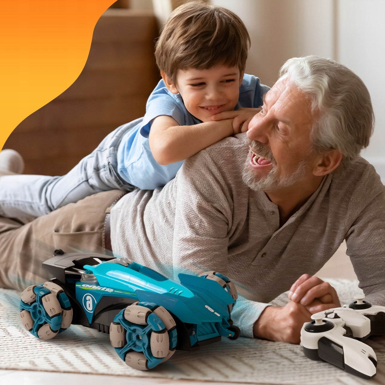 AUTO REMOTE CONTROLLED RC GESTURE DRIFTING REMOTE CONTROLS 360° 4X4 LIGHT Batteries included yes