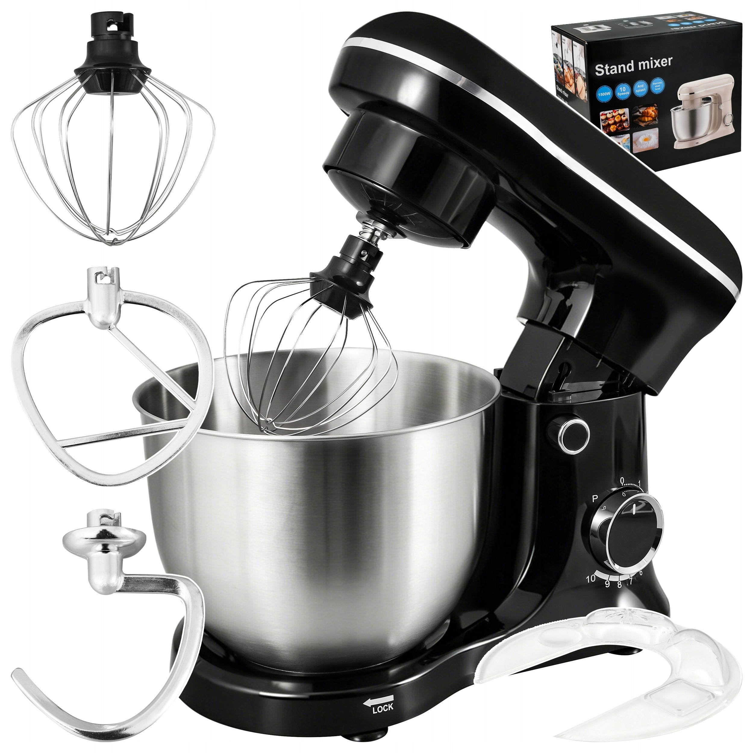 AUTOMATIC 6IN1 FOOD PROCESSOR PLANETARY MIXER WITH BOWL MYCHEF 1500W 5,2L