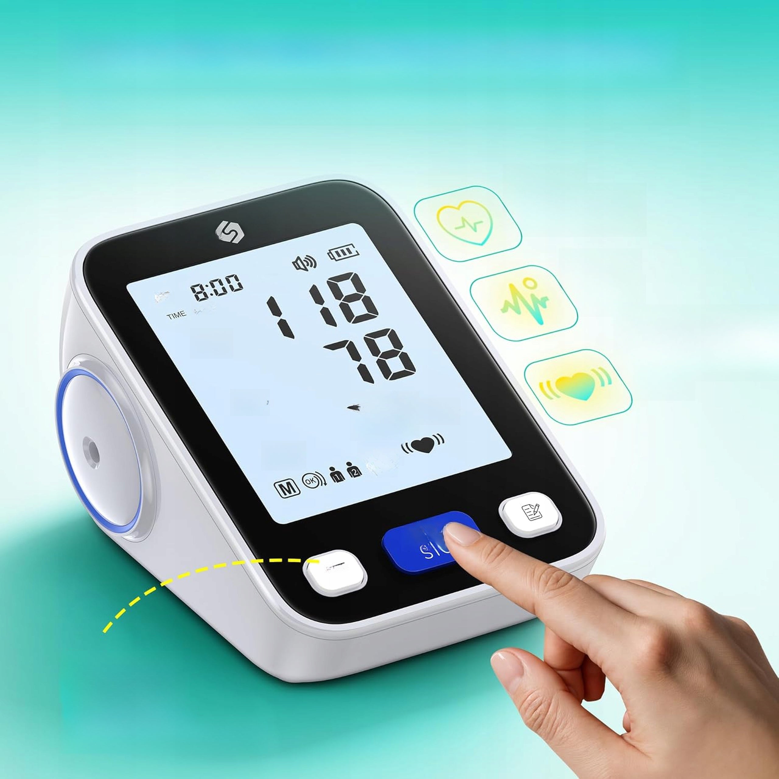 AUTOMATIC BLOOD PRESSURE MONITOR RUNSTAR BP205 SHOULDER FOR SENIORS Packaging status original