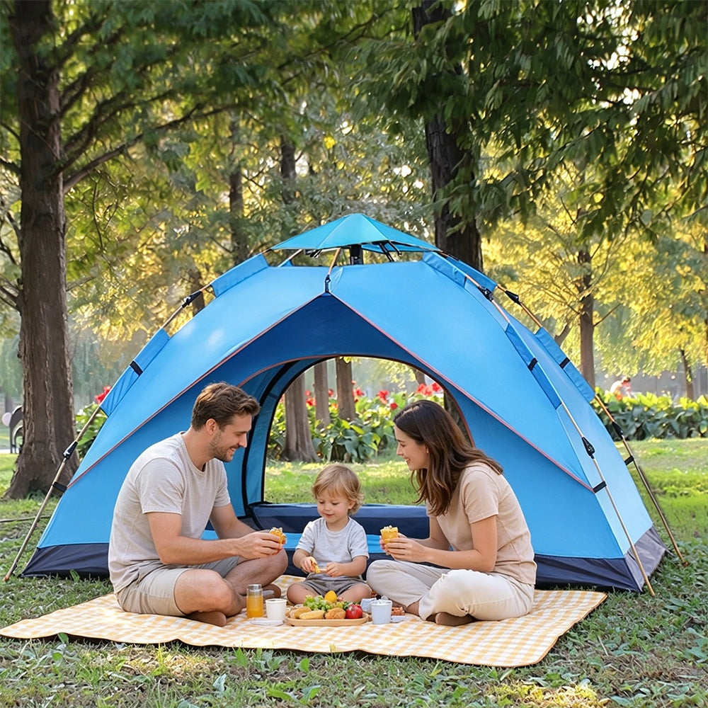 AUTOMATIC CAMPING TENT POP UP 3-4 PERSON TOURIST Manufacturer code Namiot dla 3-4 osób