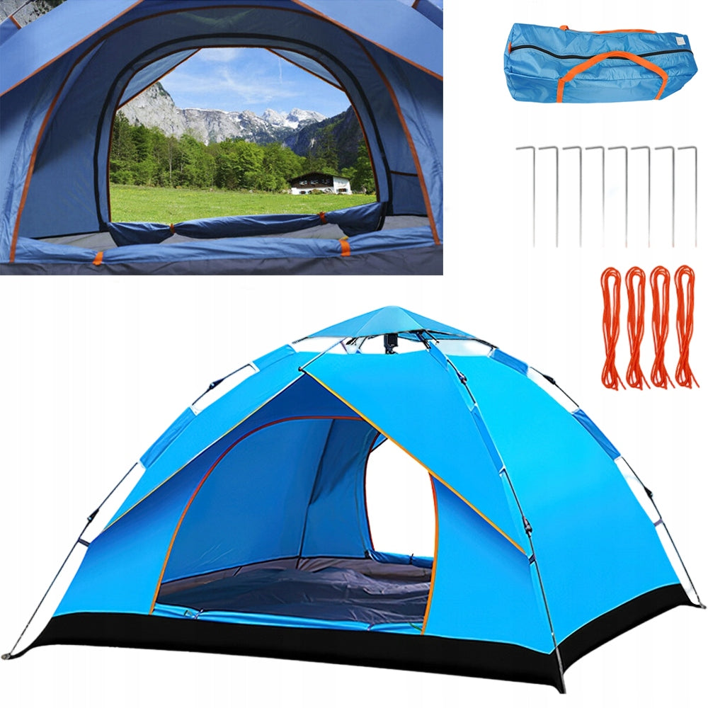 AUTOMATIC CAMPING TENT POP UP 3-4 PERSON TOURIST