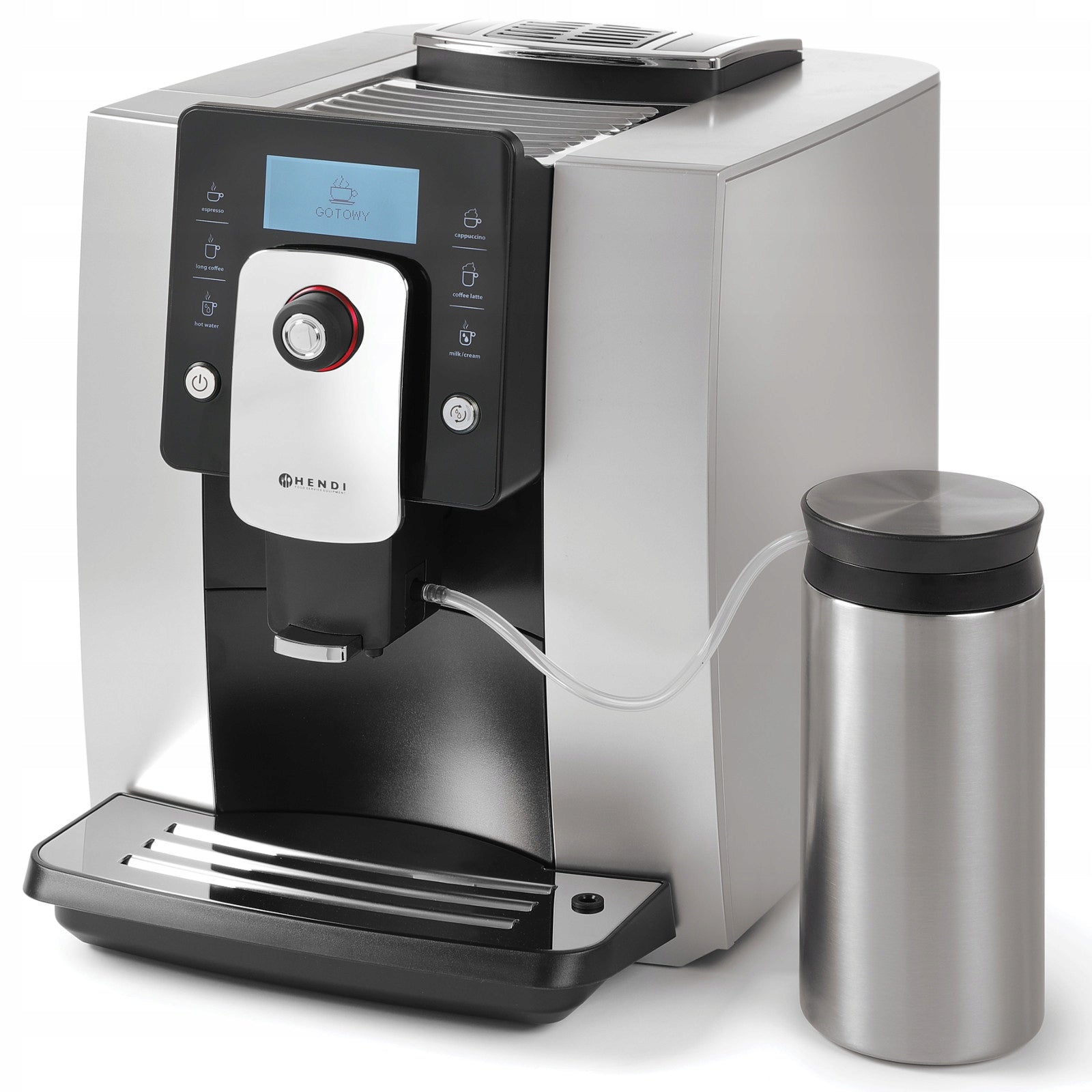 AUTOMATIC COFFEE MAKER Hendi One Touch 19 Bar 1400 W Grinder 1.8 L