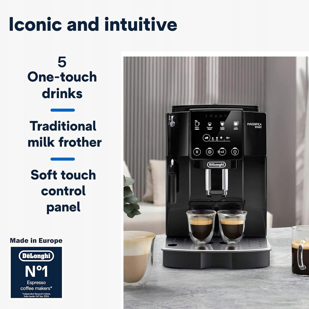 AUTOMATIC ESPRESSO MACHINE 1450W 1,8L GRINDER MILK FROTHER ESPRESSO LATTE Manufacturer code 5907400389658