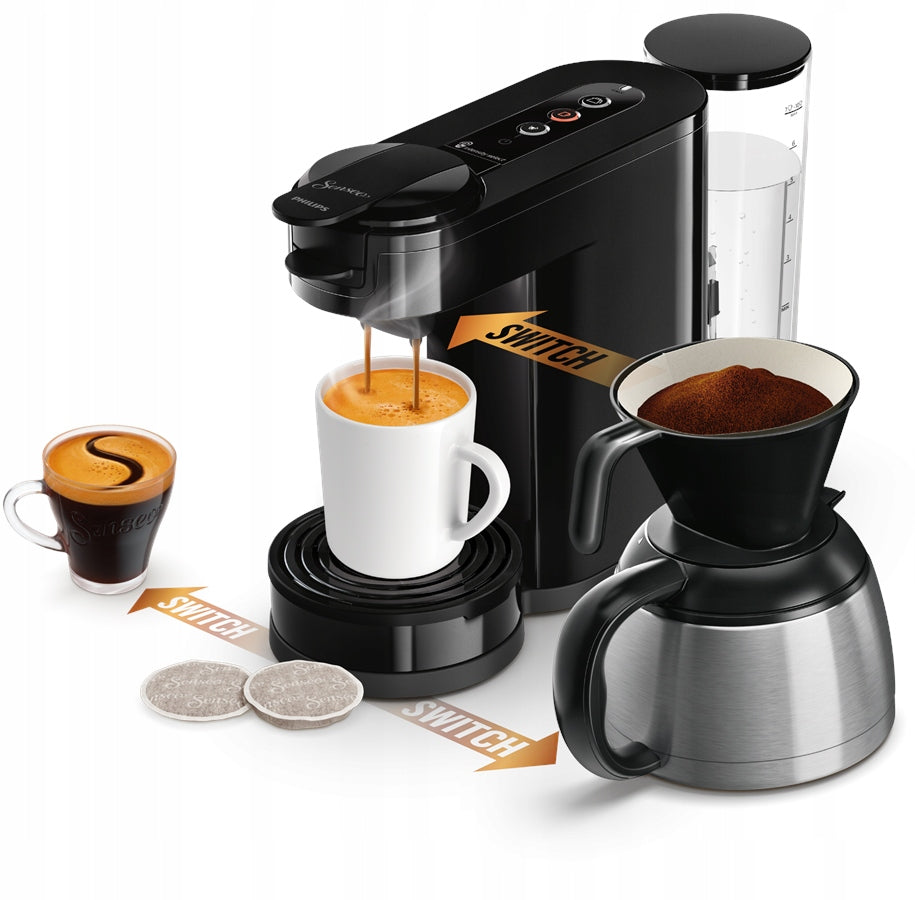 AUTOMATIC ESPRESSO MACHINE PHILIPS SENSEO HD6594/60 1450 W - BLACK